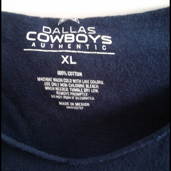 Authentic Dallas Cowboys short sleeve Tee shirt - Picture 3 of 4